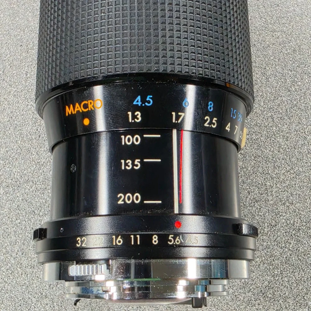 Kiron 80-200mm f/4.5 Macro Zoom Lens for Nikon AI Mount Black Excellent